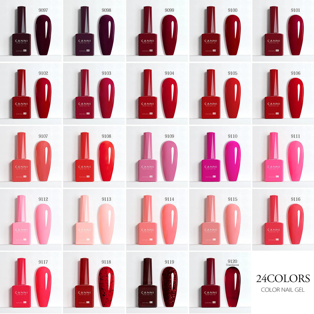 CC8 CANNI Nail Gel Polish HEMA FREE Summer Nails Beautiful Semi Permanent Soak Off UV LED Smoothy Texture Nail Art Manicure 9ml