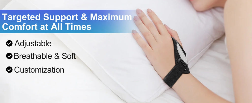 CMC Thumb Brace with Shape-memory Restriction Splint for Osteoarthritis, CMC Joint Thumb Arthritis Brace Stabilizer