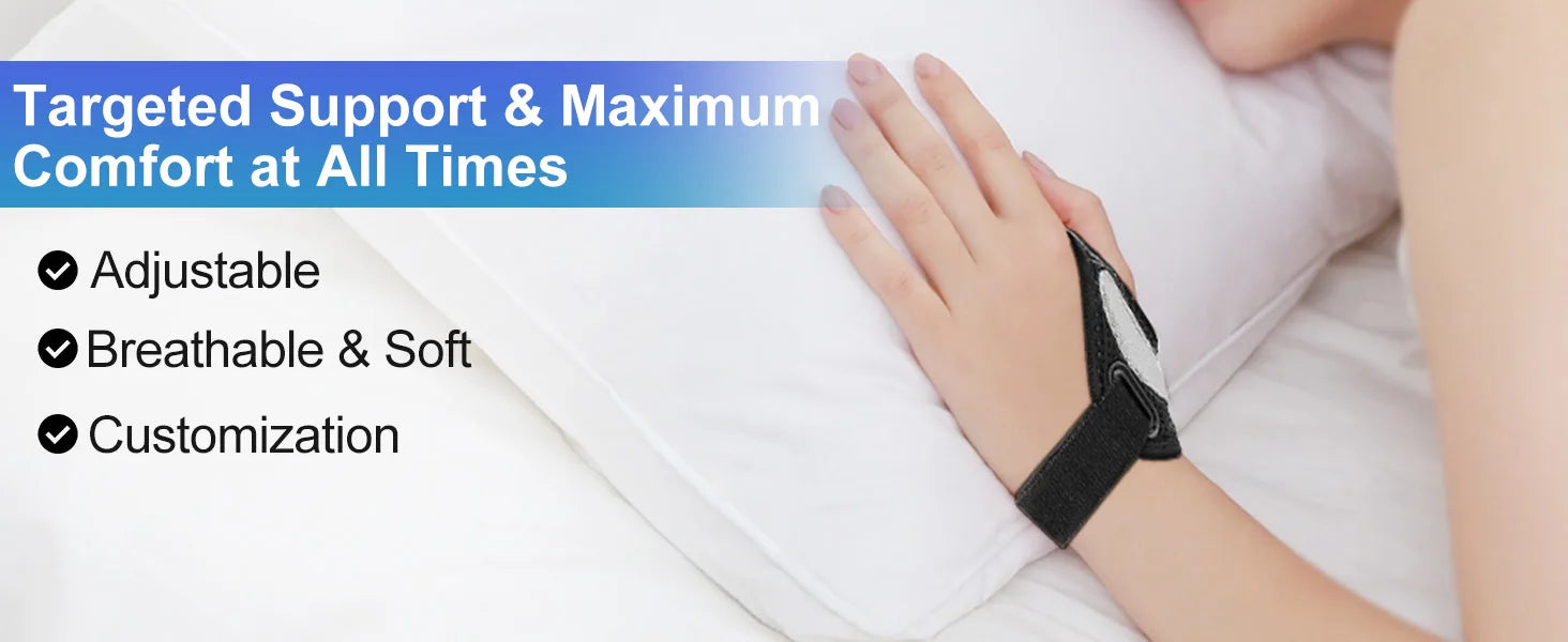 CMC Thumb Brace with Shape-memory Restriction Splint for Osteoarthritis, CMC Joint Thumb Arthritis Brace Stabilizer